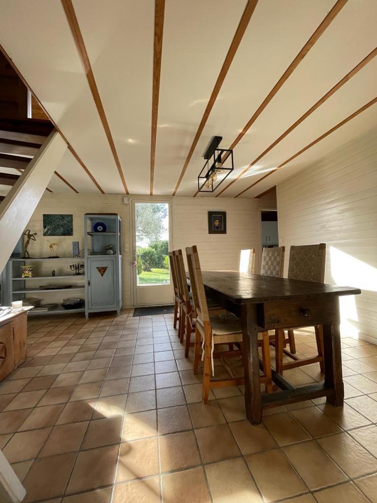 Maison Familiale En Bois Avec Piscine, Proche Du Bassin Gujan-Mestras Eksteriør billede